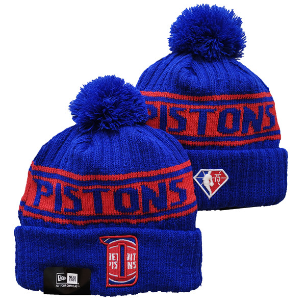 Detroit Pistons Knit Hats 003